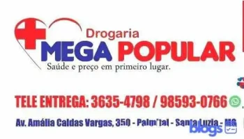 Drogaria Mega Popular | Delivery | Drogaria em Santa Luzia - 350 - Conj. Palmital (Sao Benedito)