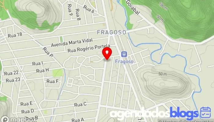 mapa de . Loja em Magé