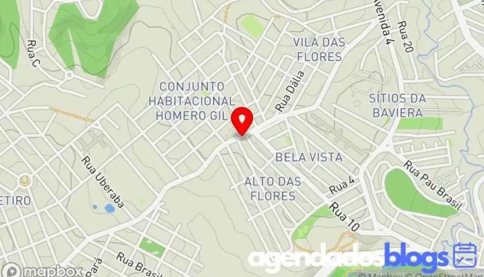 mapa de Alzira F G Silva Drogaria em Betim