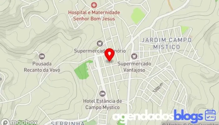 mapa de André Constâncio Neto Drogaria, Farmácia em Bueno Brandão