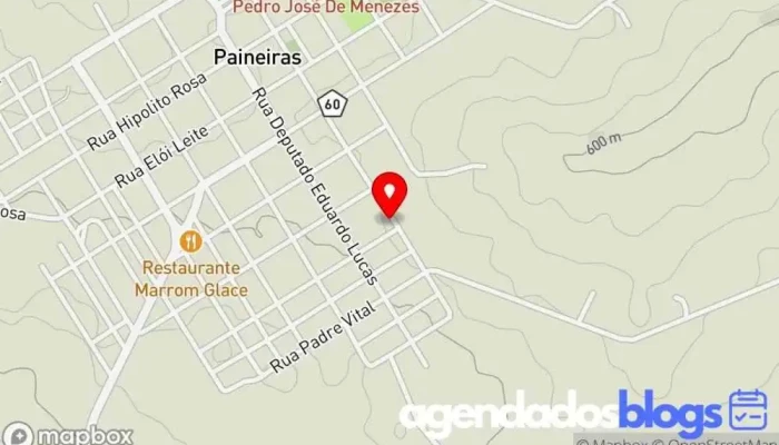mapa de Andreia Ramiro Cesar- Drogaria em - Paineiras