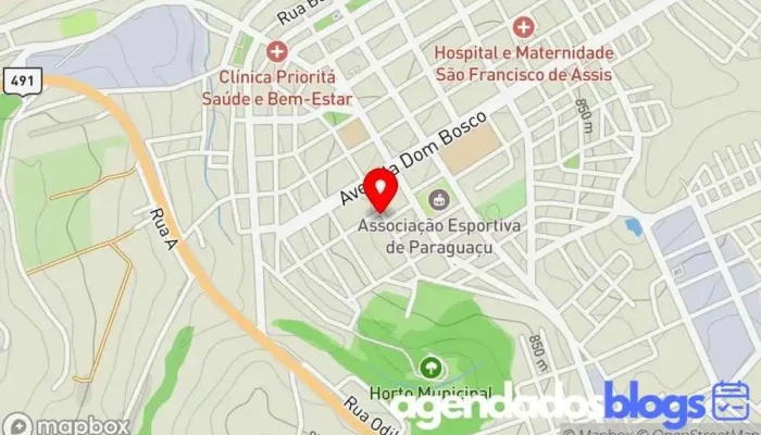 mapa de Aquifarma Farmácia em - Centro