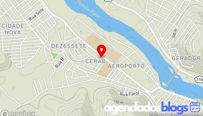 mapa de Atual Farma Farmácia Drogaria, Farmácia em Santo Antônio de Pádua