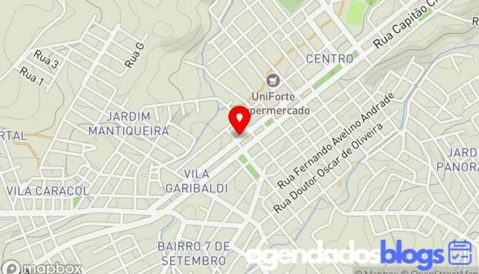 mapa de BiaFarma Farmácia em Andradas