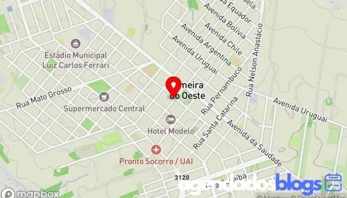 mapa de Bio Pharma Farmácia em Limeira do Oeste