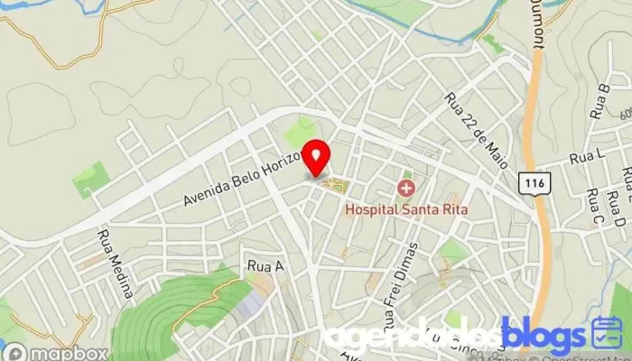 mapa de Biofarma Rede Inova Drogarias Drogaria, Farmácia em Medina