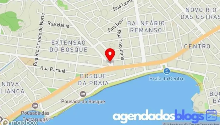 mapa de BraSeg Drogaria Drogaria, Farmácia em Rio das Ostras