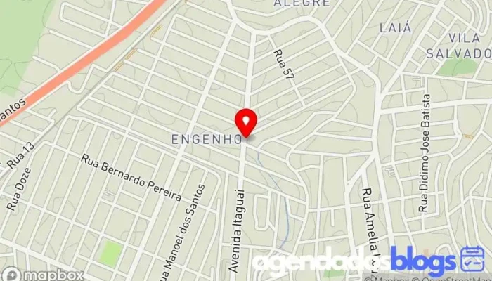 mapa de Centro Comercial Venâncio Centro comercial em Itaguaí