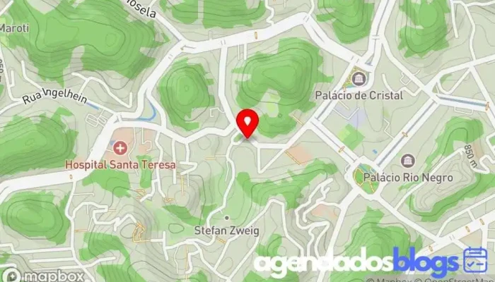 mapa de Cityfarma Farmácia em Petrópolis