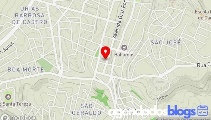 mapa de Coelho & Magalhães Drogaria, Farmácia em Barbacena