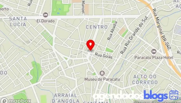 mapa de Compre Certo Paracatu Drogaria em - CENTRO
