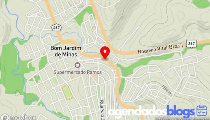mapa de Droga Mais Brasil - Santa Teresa Drogaria, Farmácia em Bom Jardim de Minas