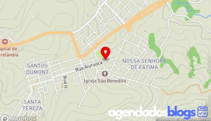 mapa de Droga Minas Empreendimentos Farmacêuticos Ltda -M Drogaria em Andrelândia