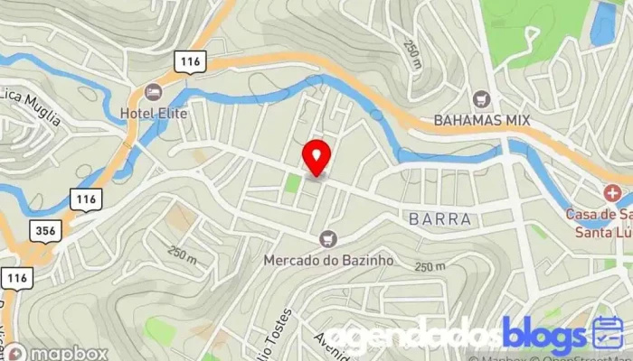 mapa de Droga Mix Empresa farmacêutica em - Muriaé