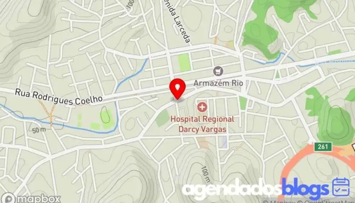 mapa de Droga Raia Farmácia em Rio Bonito