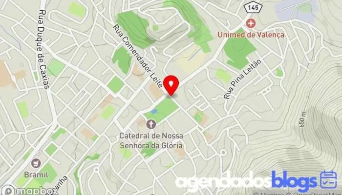 mapa de Droga Raia Drogaria, Farmácia em Valença