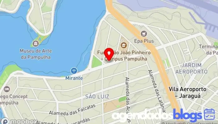 mapa de Droga Raia Farmácia em Belo Horizonte