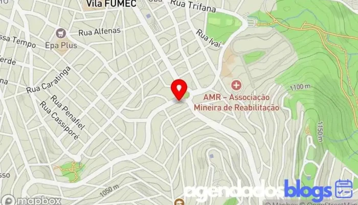 mapa de Droga Raia Drogaria em Belo Horizonte