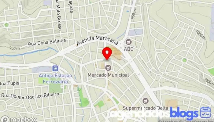 mapa de Droga Rede Oliveira Drogaria em - Oliveira