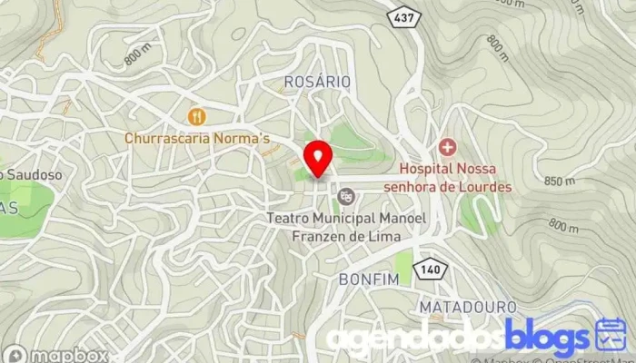 mapa de Droga Shopping Drogaria em - Centro
