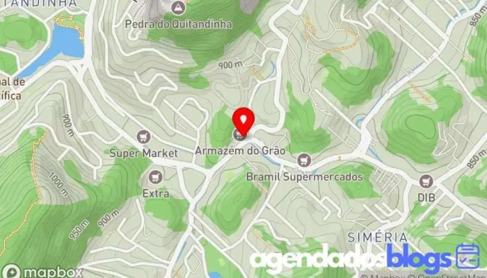 mapa de Droga SUS Quitandinha - Entregas grátis Drogaria em Petrópolis