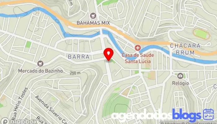 mapa de DROGACENTER Drogaria em - Muriaé