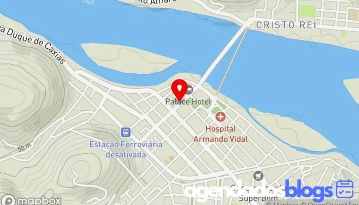 mapa de Drogacesar Ltda Drogaria, Farmácia em São Fidélis
