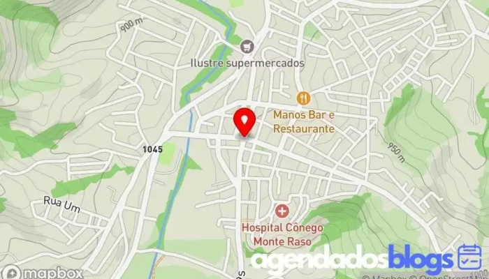 mapa de Drogafarma Drogaria em Baependi