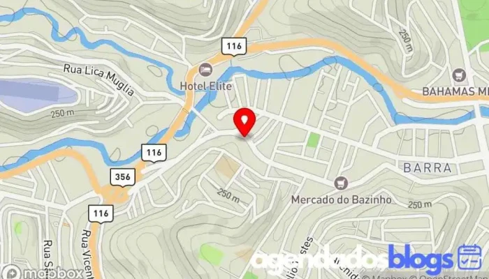 mapa de Drogalice Drogaria em - Muriaé