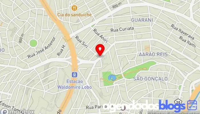 mapa de Drogalina Drogaria & Farmácia de Manipulação Drogaria, Farmácia em Belo Horizonte