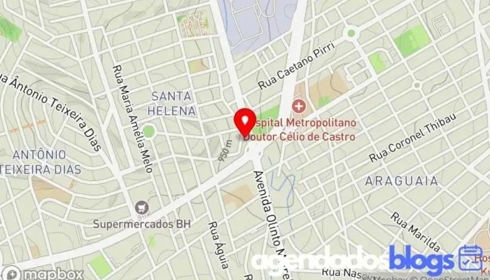 mapa de Drogamaxi Barreiro de Cima Farmácia, Loja de vitaminas e suplementos em Belo Horizonte