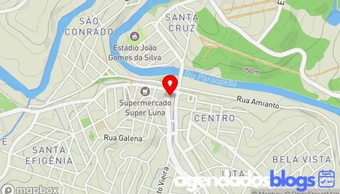 mapa de Drogamaxi Brumadinho Farmácia, Drogaria em Brumadinho
