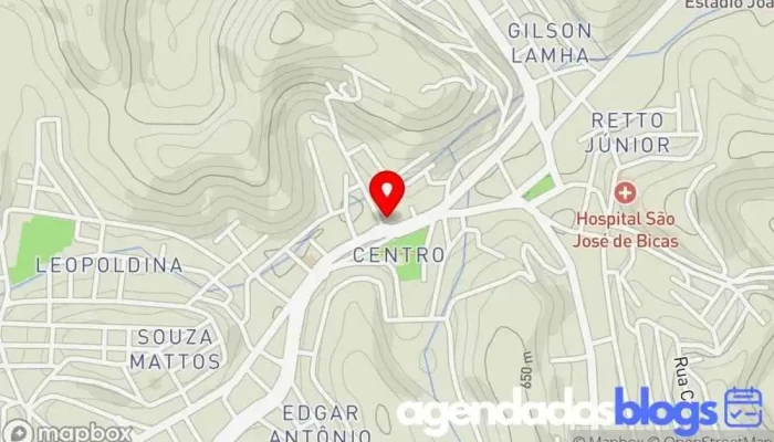 mapa de Drogão Txai Drogaria, Farmácia em Bicas