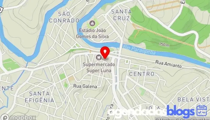 mapa de Drogaria Adpassos Drogaria, Farmácia em Brumadinho