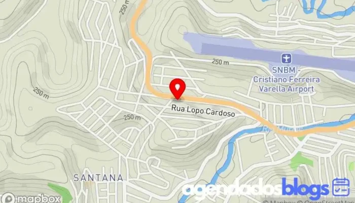 mapa de Drogaria Almeida Rabelo Farmácia em - Muriaé