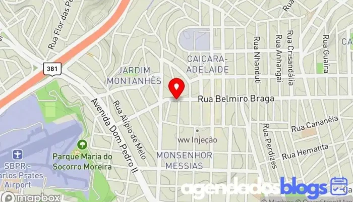 mapa de Drogaria Alvorada Drogaria, Farmácia em Belo Horizonte