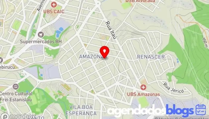 mapa de Drogaria Amazonas Drogaria, Farmácia em Betim