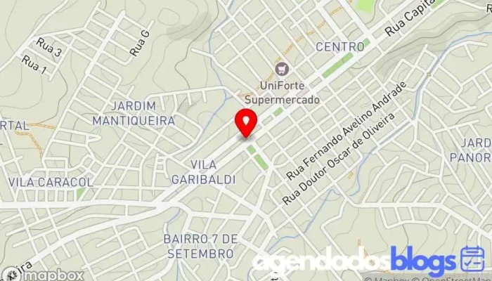 mapa de Drogaria Americana Loja 3 Drogaria em Andradas