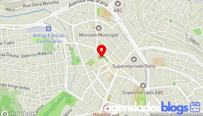 mapa de Drogaria Americana Drogaria em - Centro