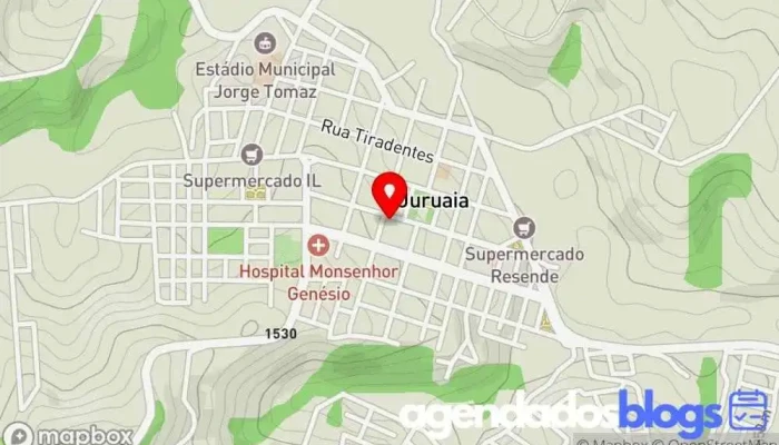 mapa de Drogaria Americanas Farmácia em Juruaia
