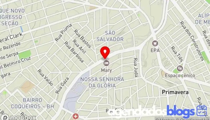 mapa de Drogaria Amintas Drogaria, Farmácia em Belo Horizonte