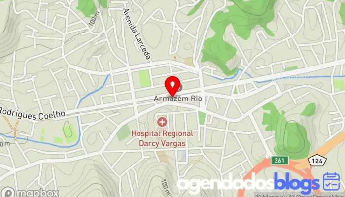 mapa de Drogaria Anairam Drogaria em Rio Bonito