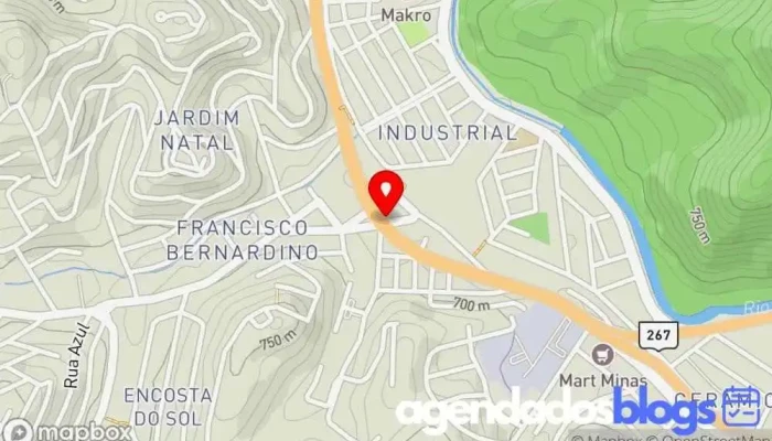 mapa de Drogaria André Vargas Silva Drogaria, Farmácia em Juiz de Fora