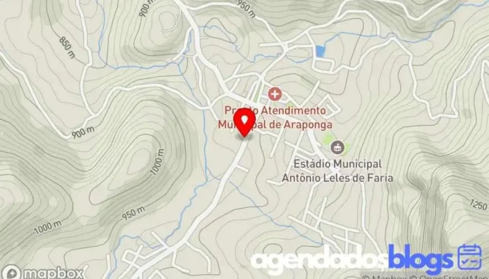 mapa de Drogaria Araponga Drogaria em Araponga