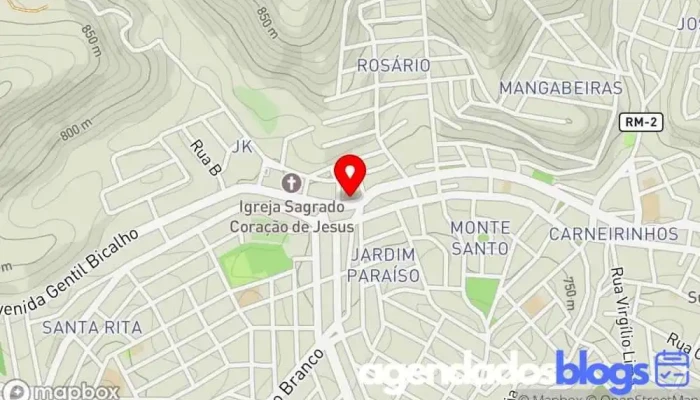 mapa de Drogaria Araujo - Gentil Bicalho Drogaria em João Monlevade