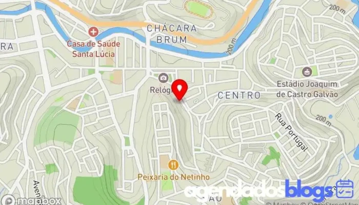 mapa de Drogaria Araujo - Paschoal Bernardino Farmácia em - Centro