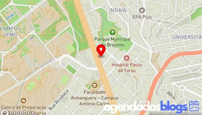 mapa de Drogaria Araujo - São Francisco Drogaria, Farmácia em Belo Horizonte