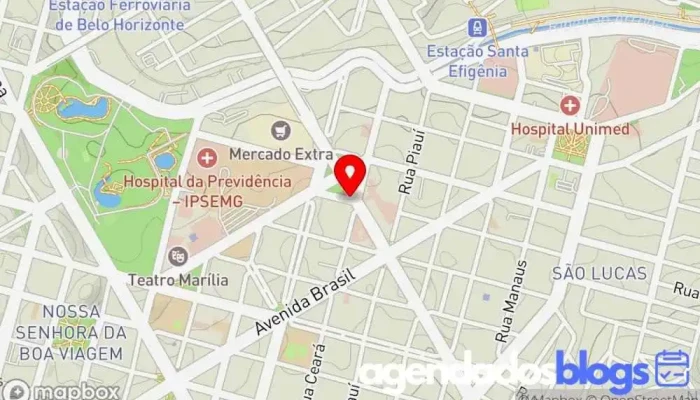 mapa de Drogaria Araujo - São Lucas Farmácia em Belo Horizonte