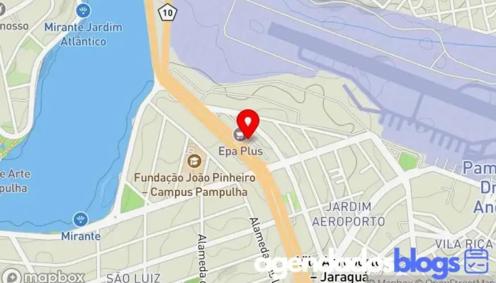 mapa de Drogaria Araujo Farmácia em Belo Horizonte