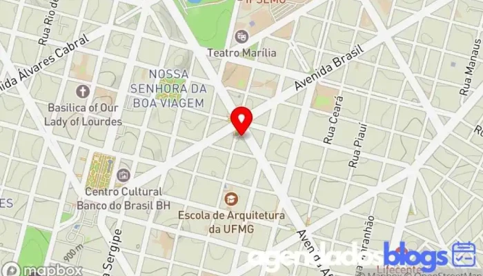 mapa de Drogaria Araujo Farmácia em Belo Horizonte